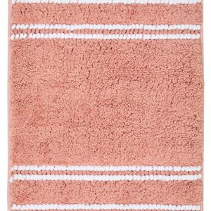 Maison by Premier Bath Mat Soak Microfibre Tufted Stripe Dusty Pink 40x60cm