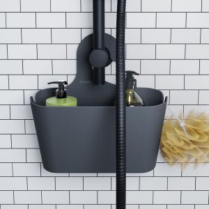 Croydex Small Hook Over Caddy - Grey
