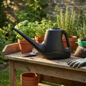 Strata Woodstock Watering Can 1L Green