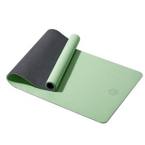 Ochama Yoga Mat - Unisex Training Fitness Mat, Dance Mat, Home Floor Mat, Non-Slip, Noise Reduction, One-Piece Design, 183x66cm, Matcha Green
