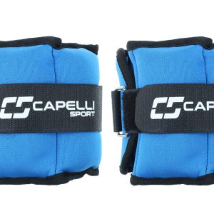 Capelli Sport 4LB Ankle Wrist 2lb*2pcs Wrist Leg Arm Weights for Women Men kids child， Adjustable Straps， Strength weighted for Physical Therapy， Running Walking Fitness Gym Workout