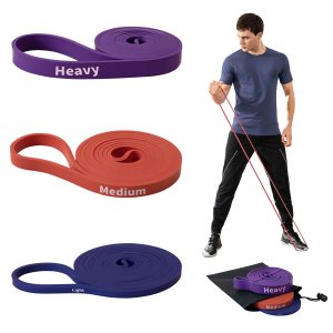 Good Nite Resistance Bands Pull Up Bands Set 3 Level Fitness Exercise Bands Strength Training Bands for Training Powerlifting Yoga and Gym Exercise