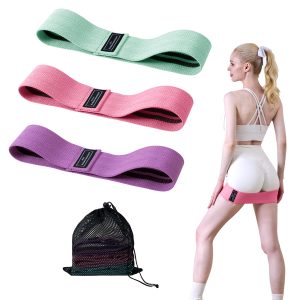 Good Nite Resistance Bands 3 Level Booty Bands Fabric Glute Bands for Targeted Leg Glute Workouts Resistance Loop Exercise Bands for Home Fitness Yoga and Pilates