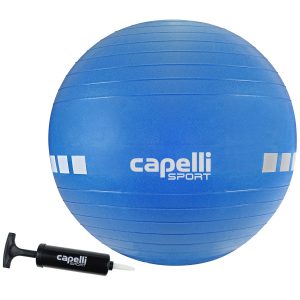 55cm Exercise Ball Exercise Ball Yoga Ball for Fitness, Balance, Stability, or Pregnancy, Gym Ball for Core Workout, Physical Therapy, Yoga Ball Chair for Office, Anti-Slip Anti-Burst