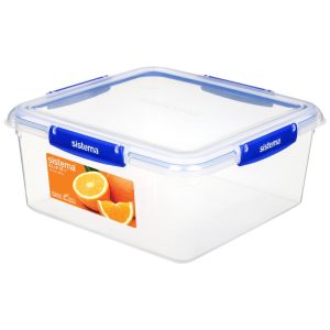 Sistema Klip It Plus Square Food Storage Container, 5.5l