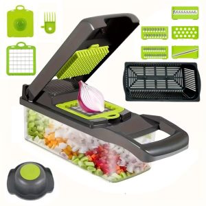 Huacan Multi-Functional Vegetable Slicer, Kitchen Grater and Shredder Tool for Quick Food Prep