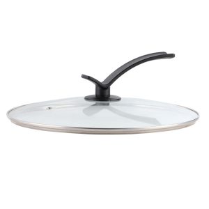 BJ 28cm Tempered Glass Lid with Standing Handle