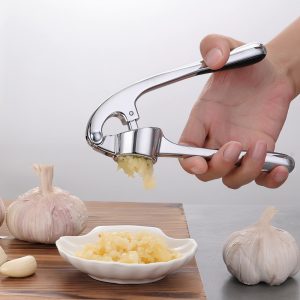 Huacan Stainless steel garlic press, household manual thickening garlic pestle, garlic puree set, 1 piece