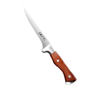 WANGMAZI 40Cr13 Boning Knife Professional Butcher Skinning and Deboning Tool for Beef Lamb Pork Commercial Kitchen with Rosewood Handle
