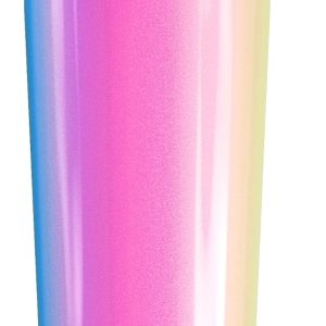 Meoky 24 oz insulated tumbler， with lid and straw， stainless steel vacuum insulation， keeps cold for 24 hours， 100% leak proof， fits in car cup holder， carnival color, New Year Sale , Top gift picks