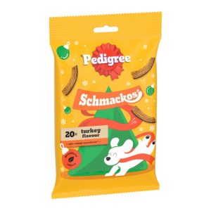 Pedigree Schmackos Dog Treats with Turkey 144g