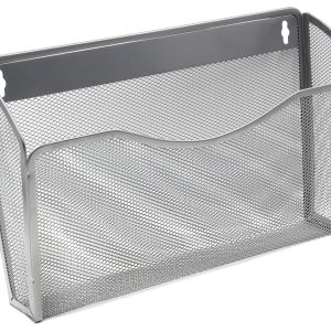 Senhoglb 1 Pocket Landscape A4 Mesh Wall File Holder，Silver, New Year Sale , Top gift picks
