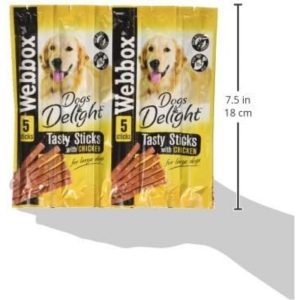 Webbox 5 Tasty Sticks with Chicken 55g