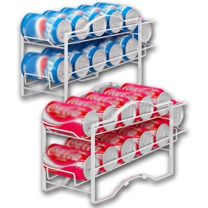 SRD White Cola Display Rack 2-Piece Set, New Year Sale , Top gift picks