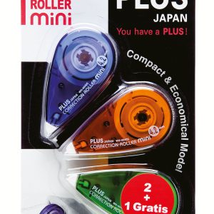 Pentel Plus Correction Tape Mini Pack of 3
