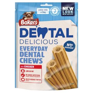 Bakers Dental Delicious Large Dog Treat Chicken 270g