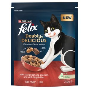 Felix with Tasty Beef and Chicken and with Vegetables 750g