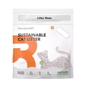 homerunPET Tapioca Cat Litter, 10 lb, 100% Plant-Based Formula, 80% Tapioca Starch