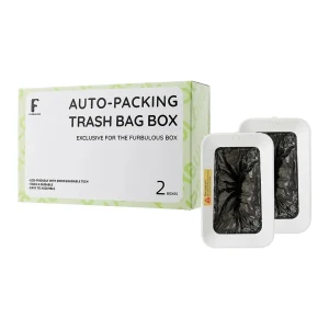 Furbulous Automatic Trash Bag Box, 2-Pack (Compatible Only with Furbulous Cat Litter Box)