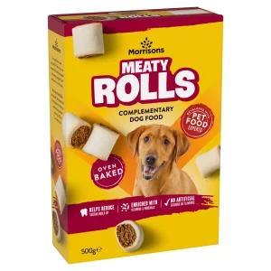 Morrisons Meaty Rolls Complementary Dog Food 500g