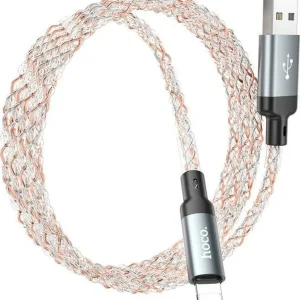 HOCO U112 Lightning Charging Cable 1m - Grey