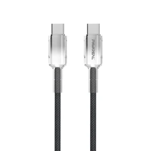 PAVAREAL Q51CTC 100W Fully Compatible Black Super Fast Charging Data Cable