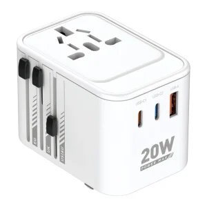 LDNIO All-in-1 Universal Adapter - White