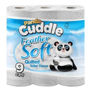 Panda Cuddle Toilet Tissue, Classic, 2-Ply, 45 Rolls