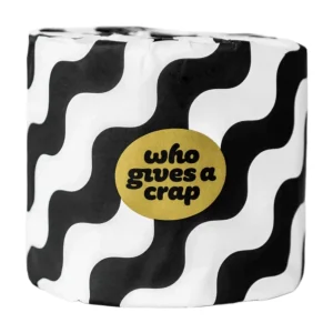 Who Gives A Crap Extra Soft Bamboo Toilet Tissue, 3-Ply, 1 Roll