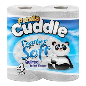 Panda Cuddle Toilet Tissue, Classic, 2-Ply, 40 Rolls