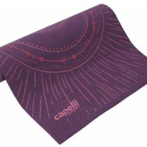 '6MM Print Yoga Mat 24" x 72" Full pattern，Yoga Pilates Fitness and Floor Workout at Home ， Gym Non-slip