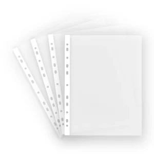 Triplast A4 Punched Pockets Clear Paper Sleeves Pack of 25