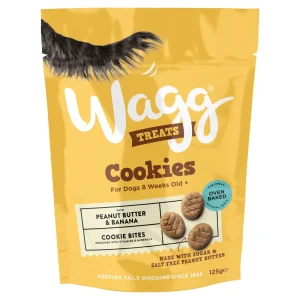 Wagg Cookie Treats Peanut Butter & Banana 125g x 7