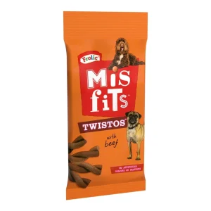 Misfits Twistos Dog Treats with Beef 105g