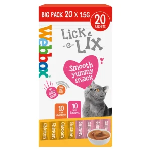 Webbox Lick-e-Lix Smooth Yummy Snack 20 x 15g (300g)