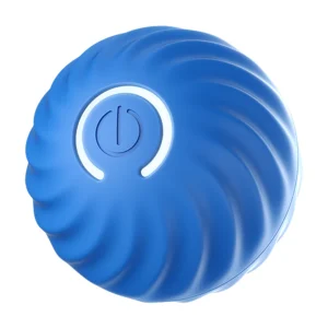 Petgravity Intelligent Bouncy Ball for Medium Dogs, 67mm, Blue – Ideal for dogs, cats, and pet chasing games