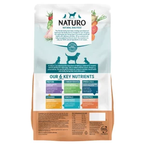 Naturo Natural Dog Food Turkey with Potato & Vegetables Adult Dog 1-7 Years 2kg