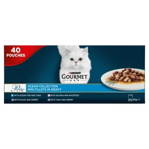 Gourmet Perle Ocean Collection Mini Fillets in Gravy 40 x 85g (3400g)