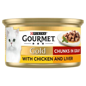 Gourmet Gold Chunks in Gravy with Chicken and Liver 85g