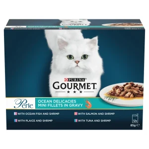 Gourmet Perle Ocean Delicacies Mini Fillets in Gravy 12 x 85g