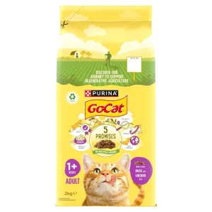 Go-Cat Adult Cat Food with Chicken and Duck 2kg