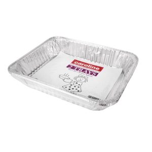 Caroline Foil Tray, 262 x 322mm, 50mm deep, pack of 2