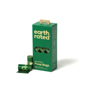 Earth Rated Poo Bags 315 Bags on 21 Refill Rolls Unscented