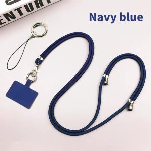 Q7 Crossbody Phone Lanyard Section - 1.2M - Navy Blue