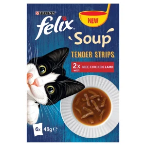 Felix Soup Tender Strips 6 × 48g (288g)