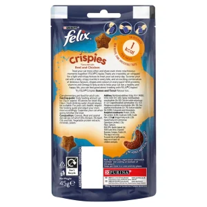 Felix Crispies Treats Flavoured with Beef and Chicken 45g